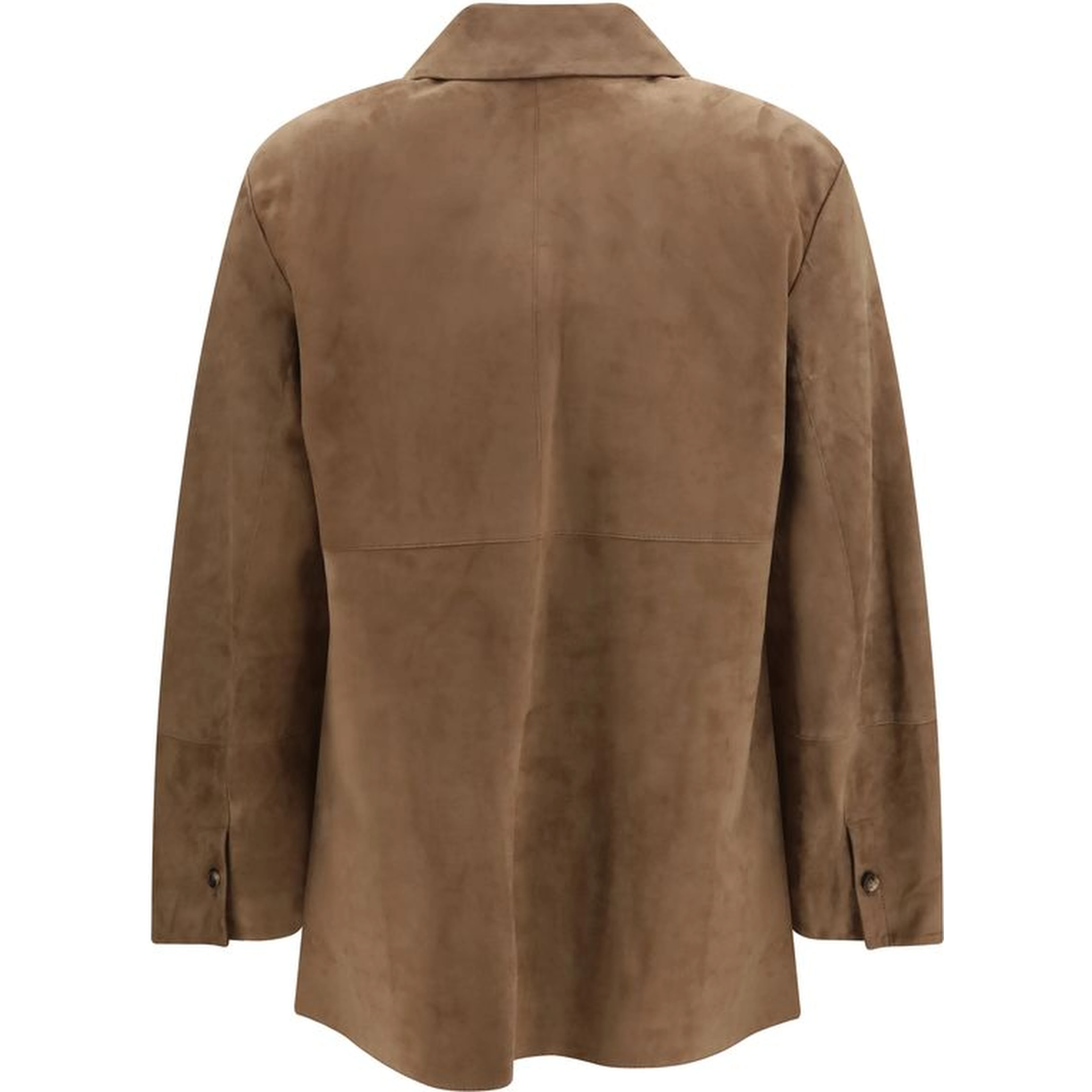 Brown Lamb Ovis Aries Aries Leather Jacket
