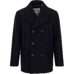 Blue Wool Coat