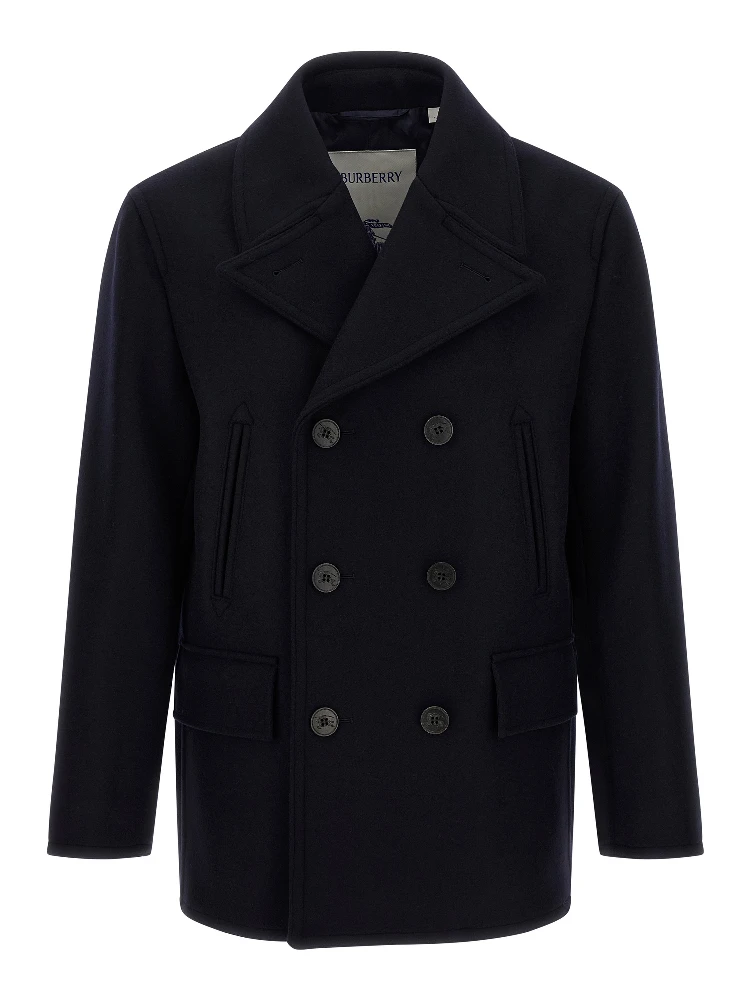 Blue Wool Coat