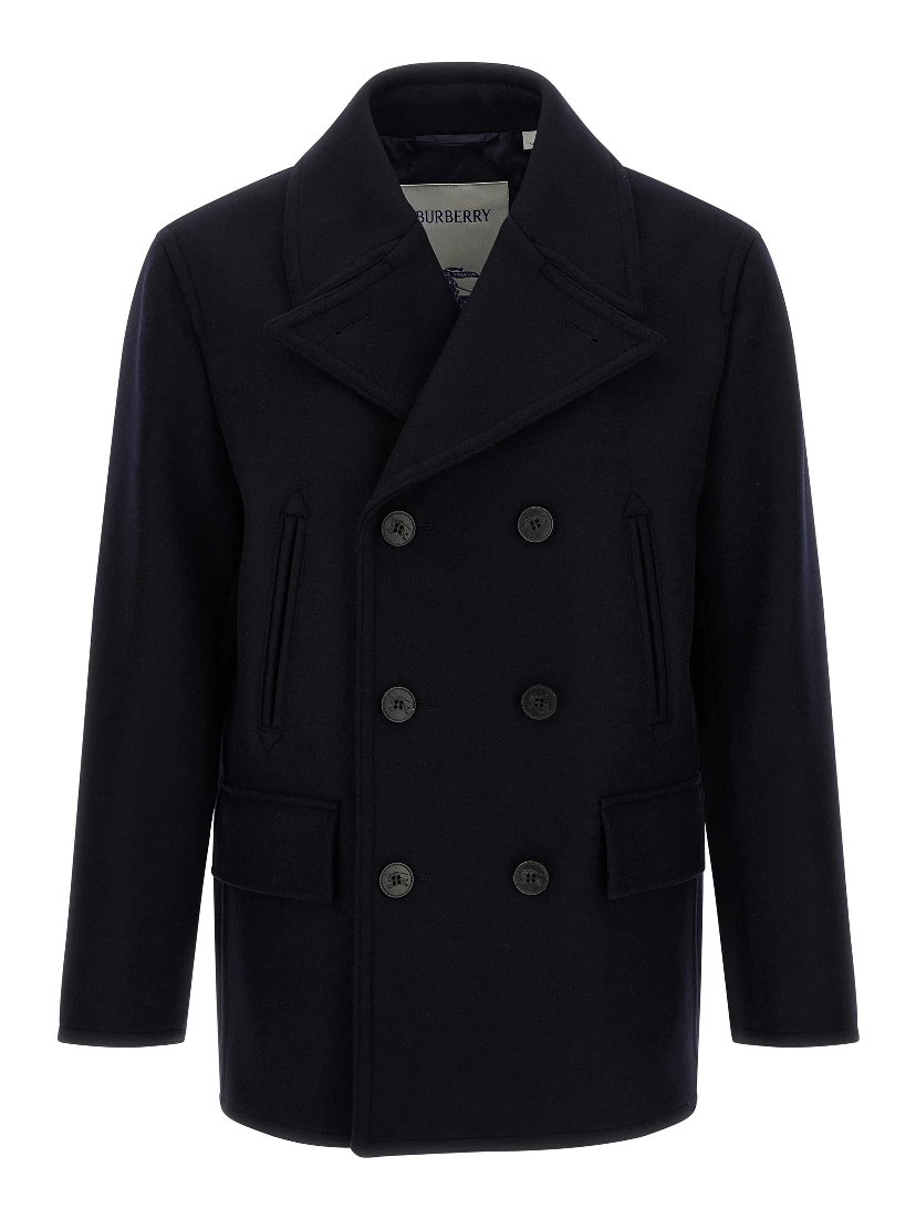 Blue Wool Coat