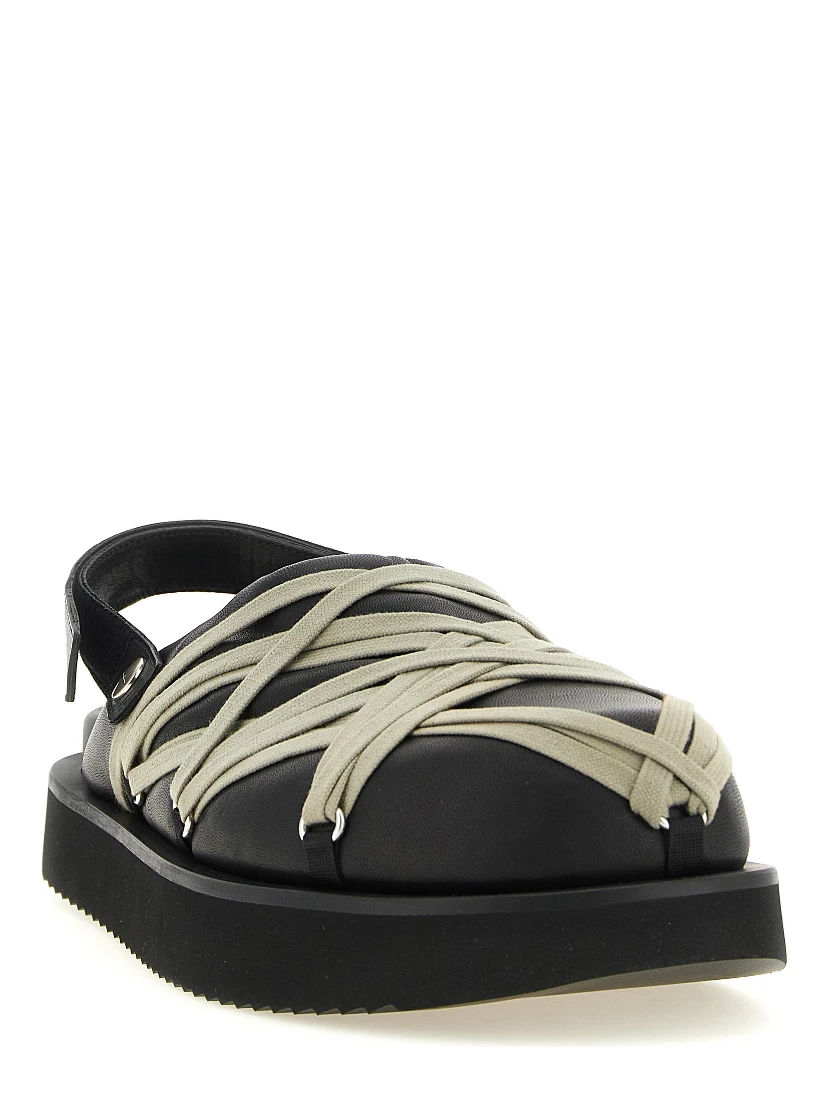Black Ramie Mules
