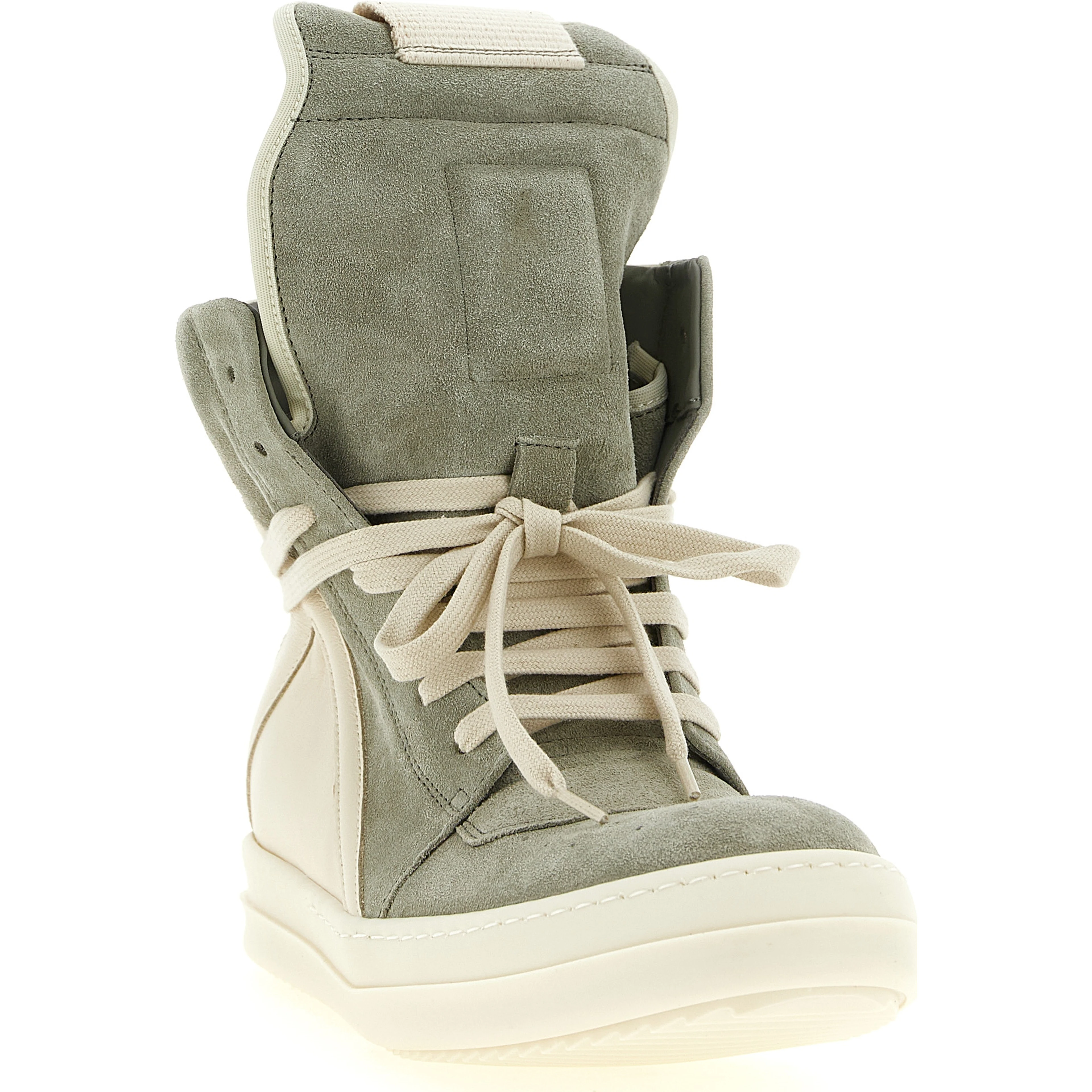 Bicolor Calfskin Athletic Sneakers