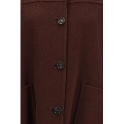 Bordeaux Wool Oves Aries Coat