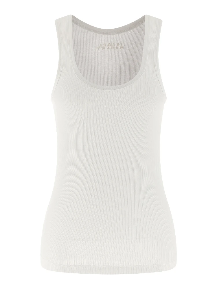 White Cotton Tank Tops