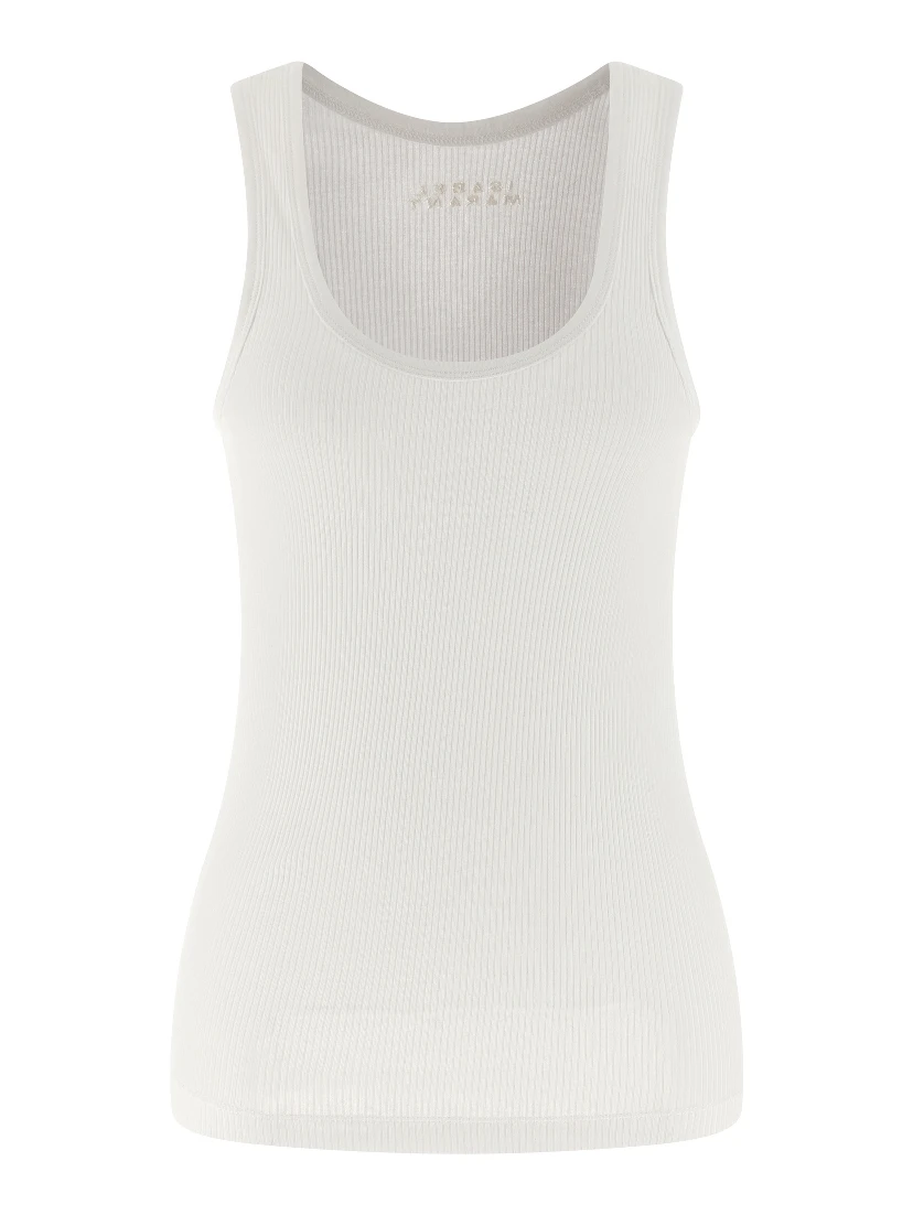White Cotton Tank Tops