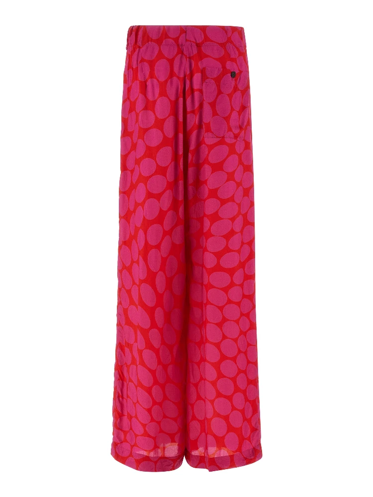 Fuchsia Viscose Casual Pants alternative