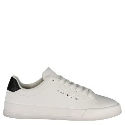 White Polyurethane Men Sneaker