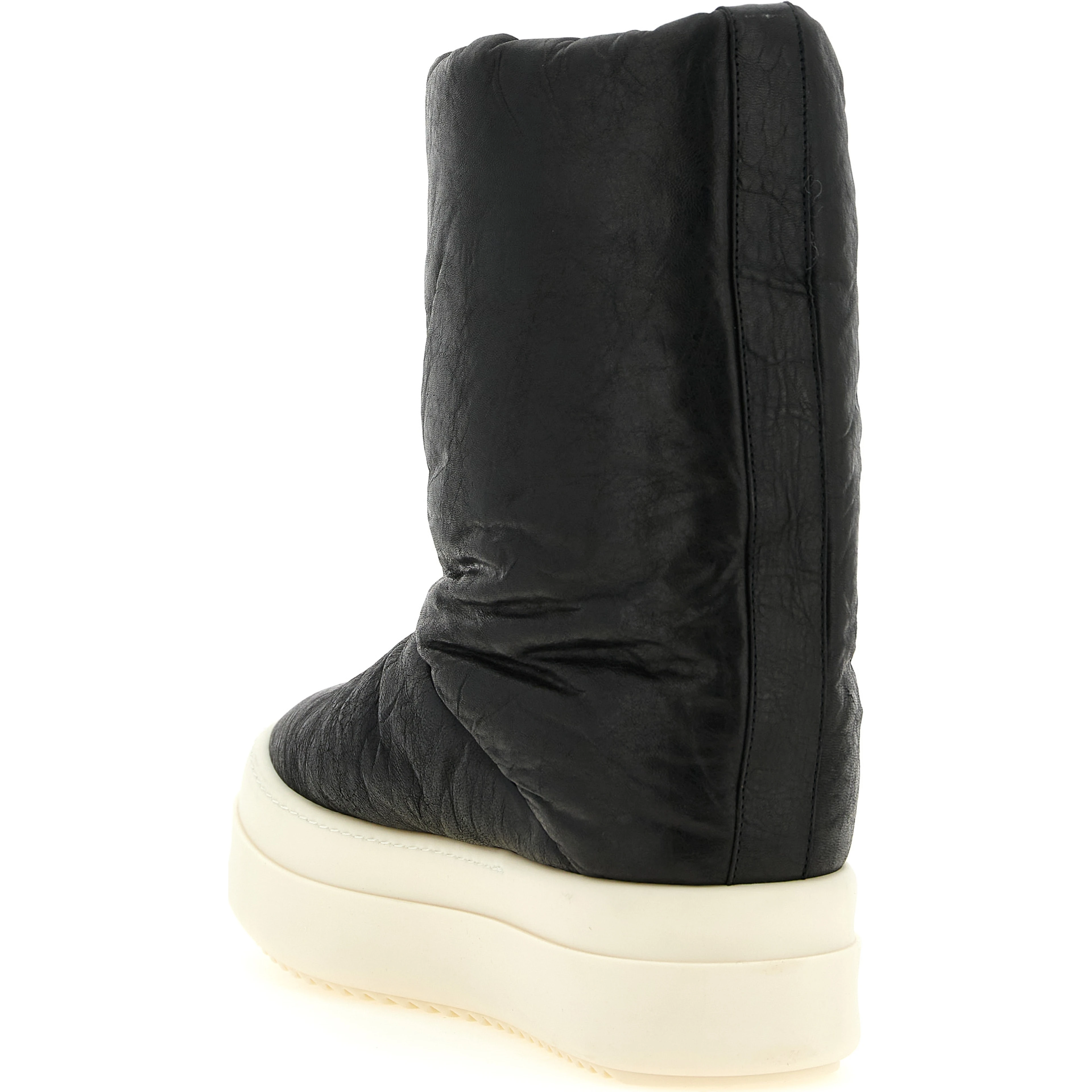 Bicolor Lamb Leather Boots