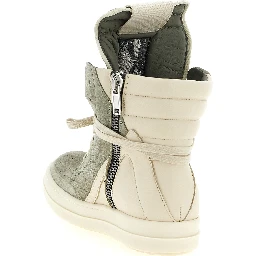 Bicolor Calfskin Athletic Sneakers