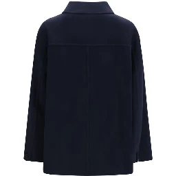 Blue Wool Oves Aries Coat