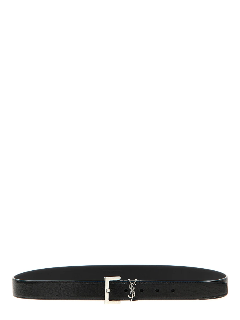 Black Leather Regular Belt