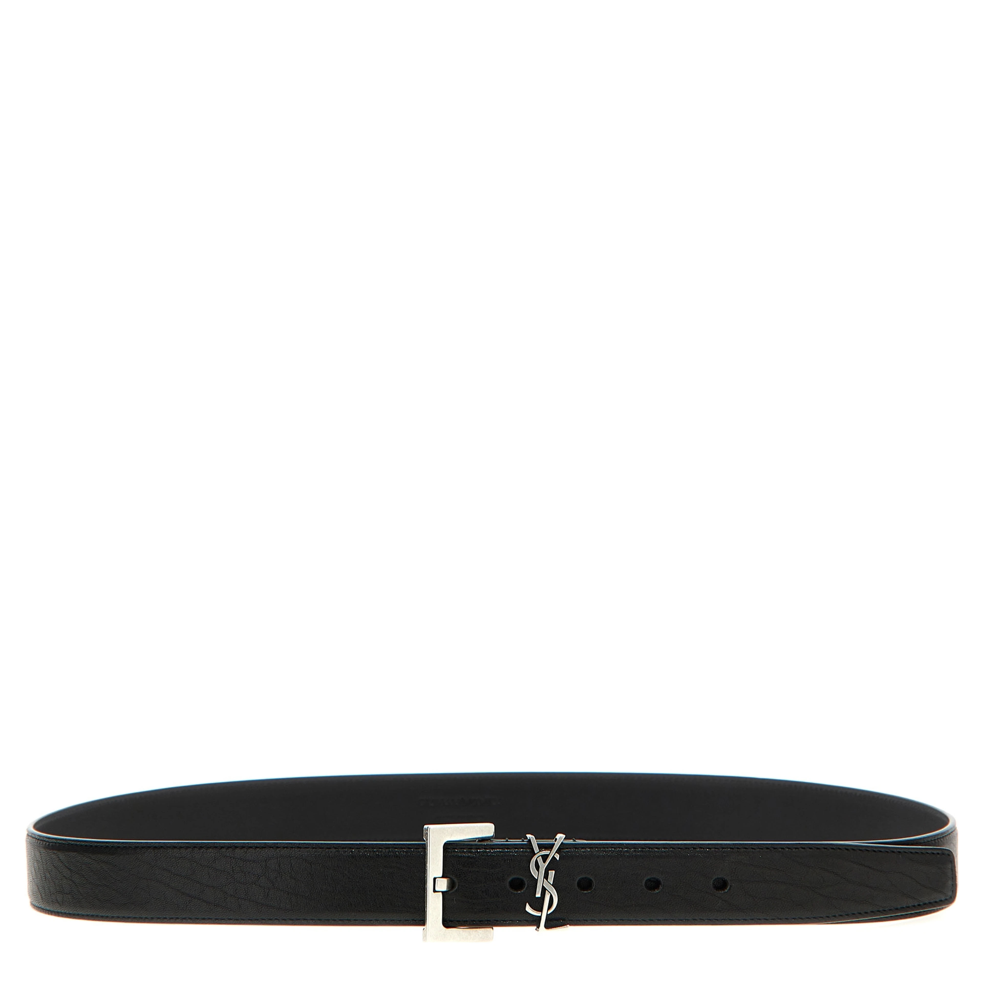 Black Leather Regular Belt