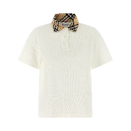 White Cotton Polo Shirt