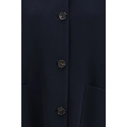 Blue Wool Oves Aries Coat