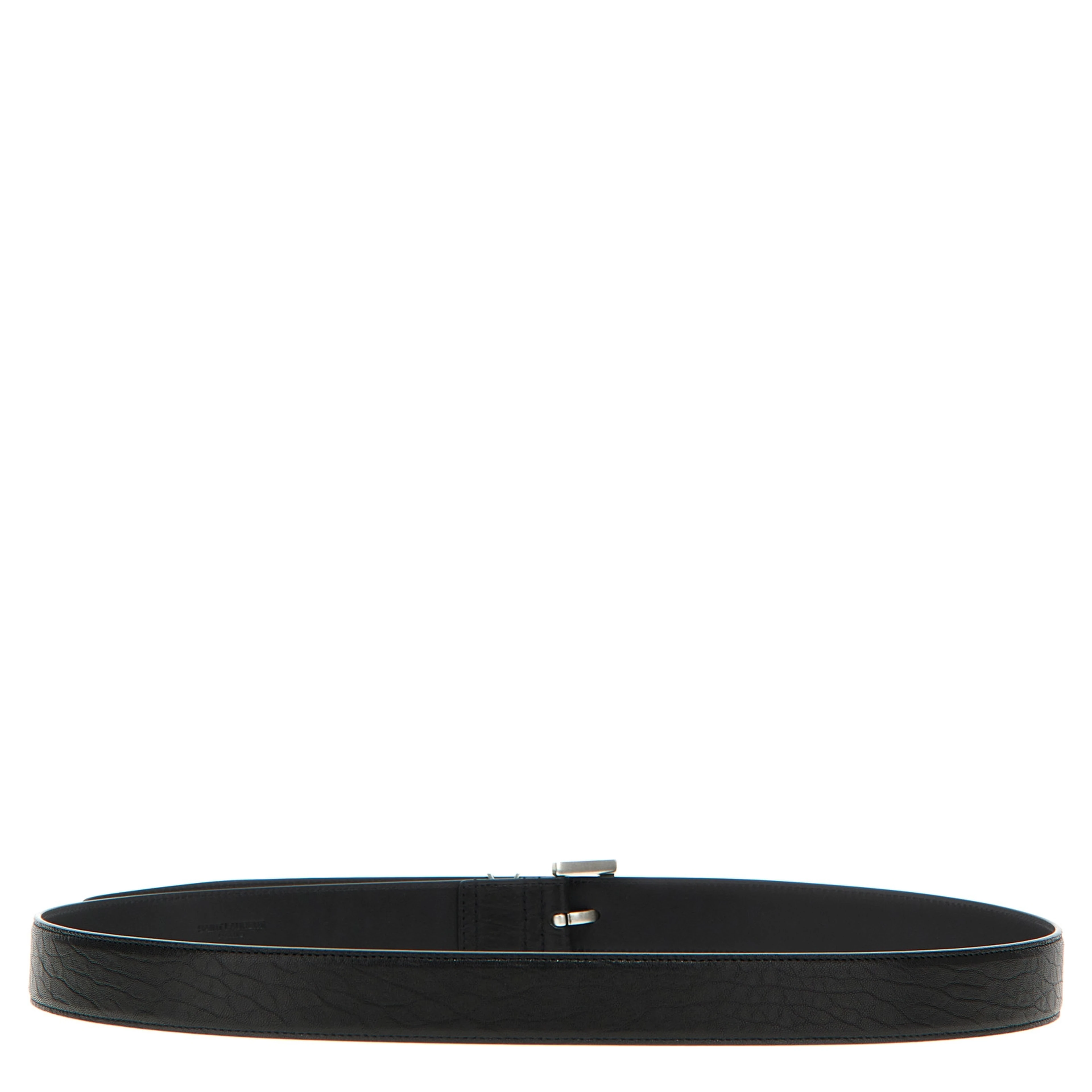 Black Leather Regular Belt
