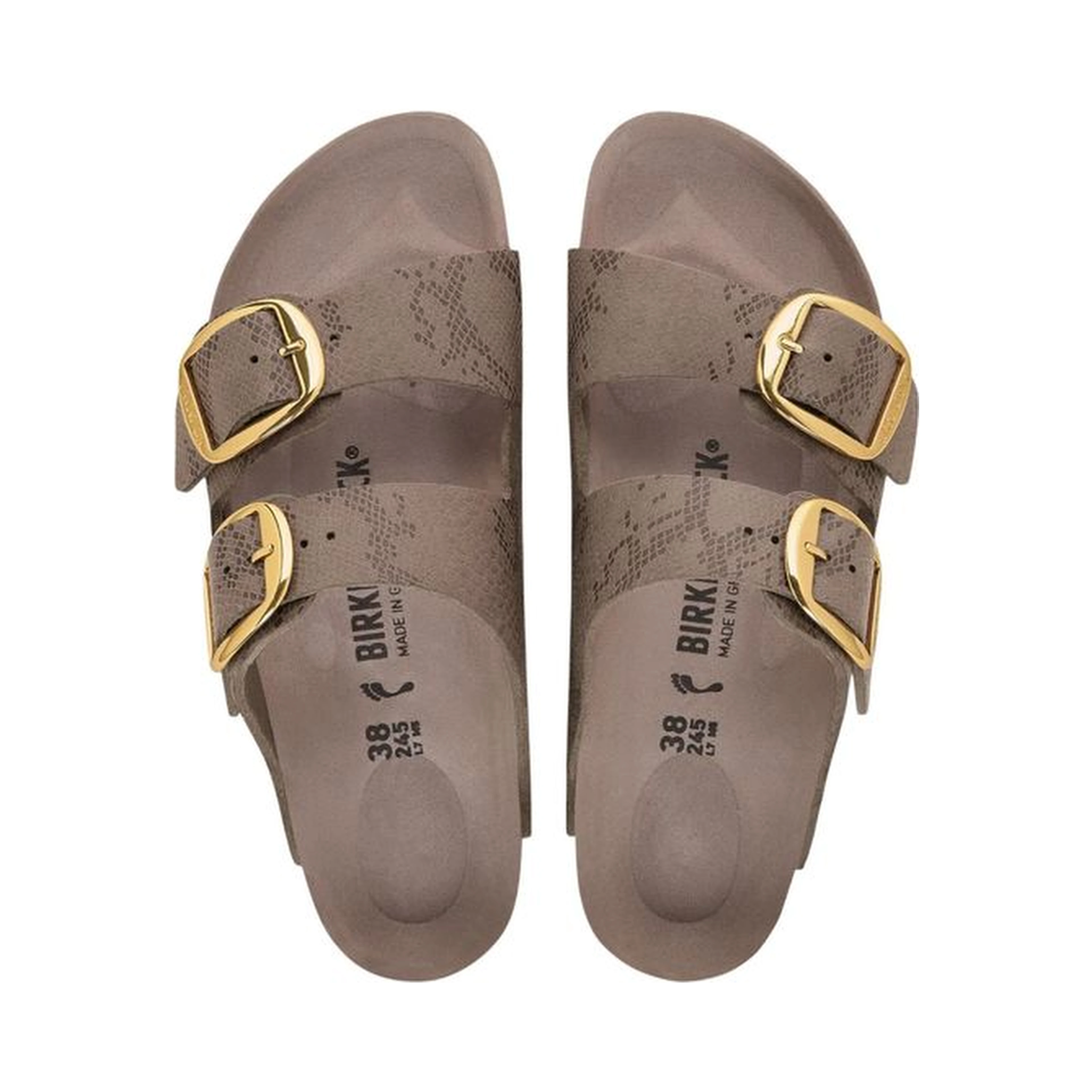 Gray Synthetic Flat Sandals
