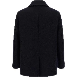 Blue Wool Coat