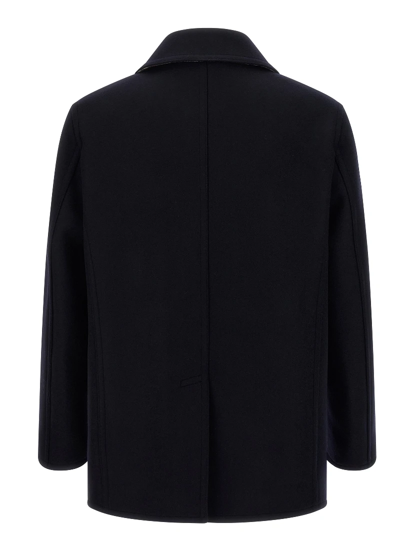 Blue Wool Coat