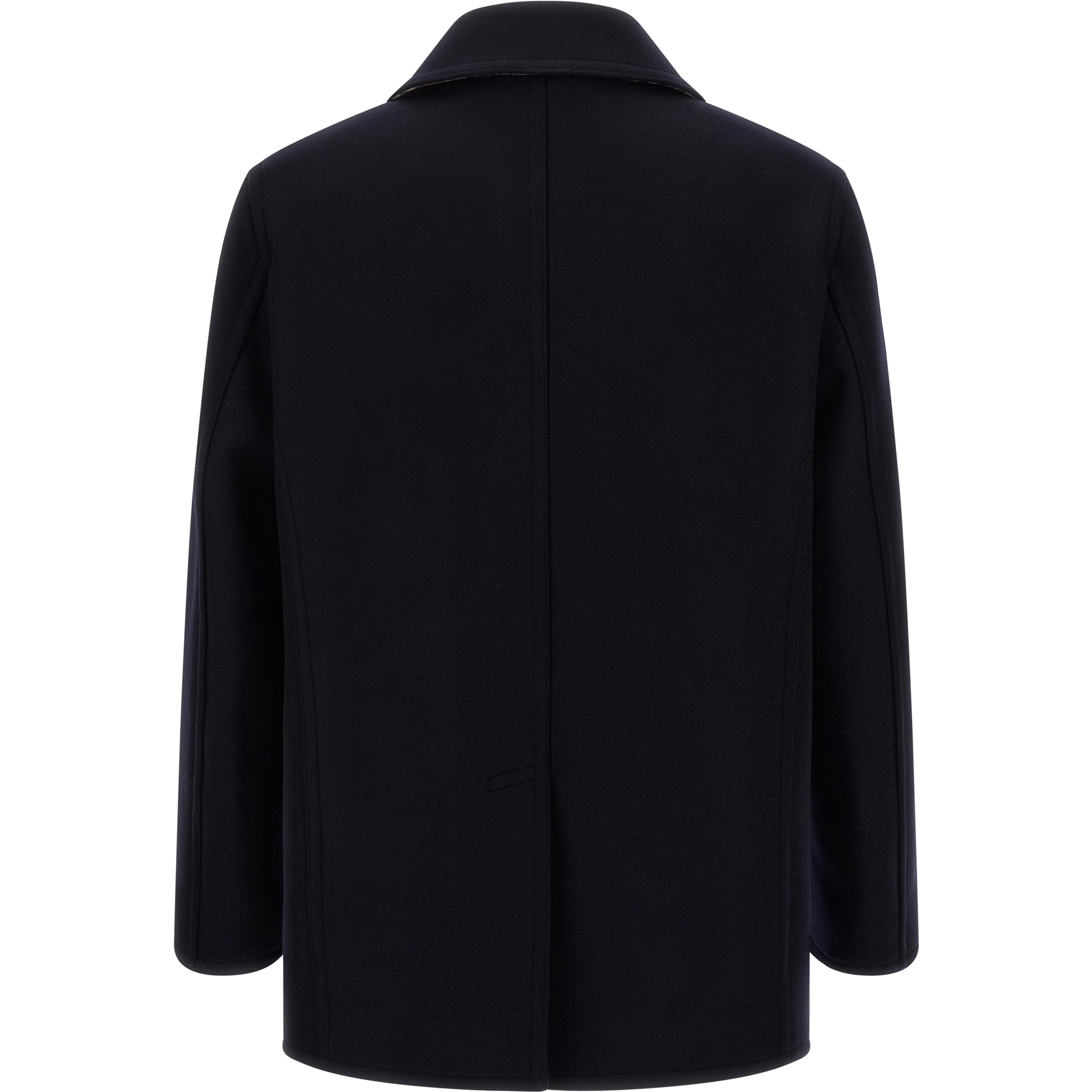 Blue Wool Coat
