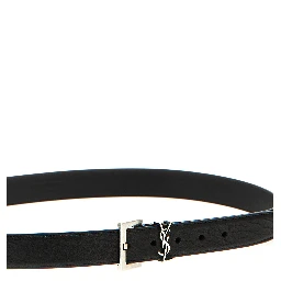 Black Leather Regular Belt