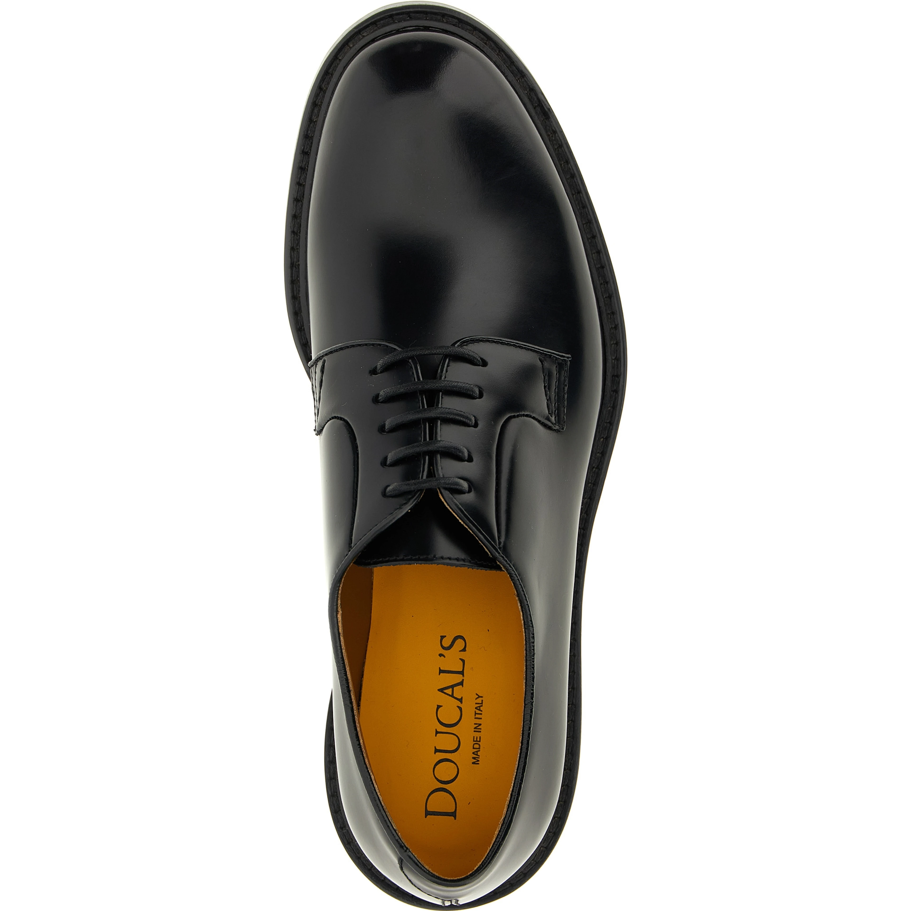 Black Calfskin Oxfords And Derbies