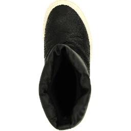 Bicolor Lamb Leather Boots