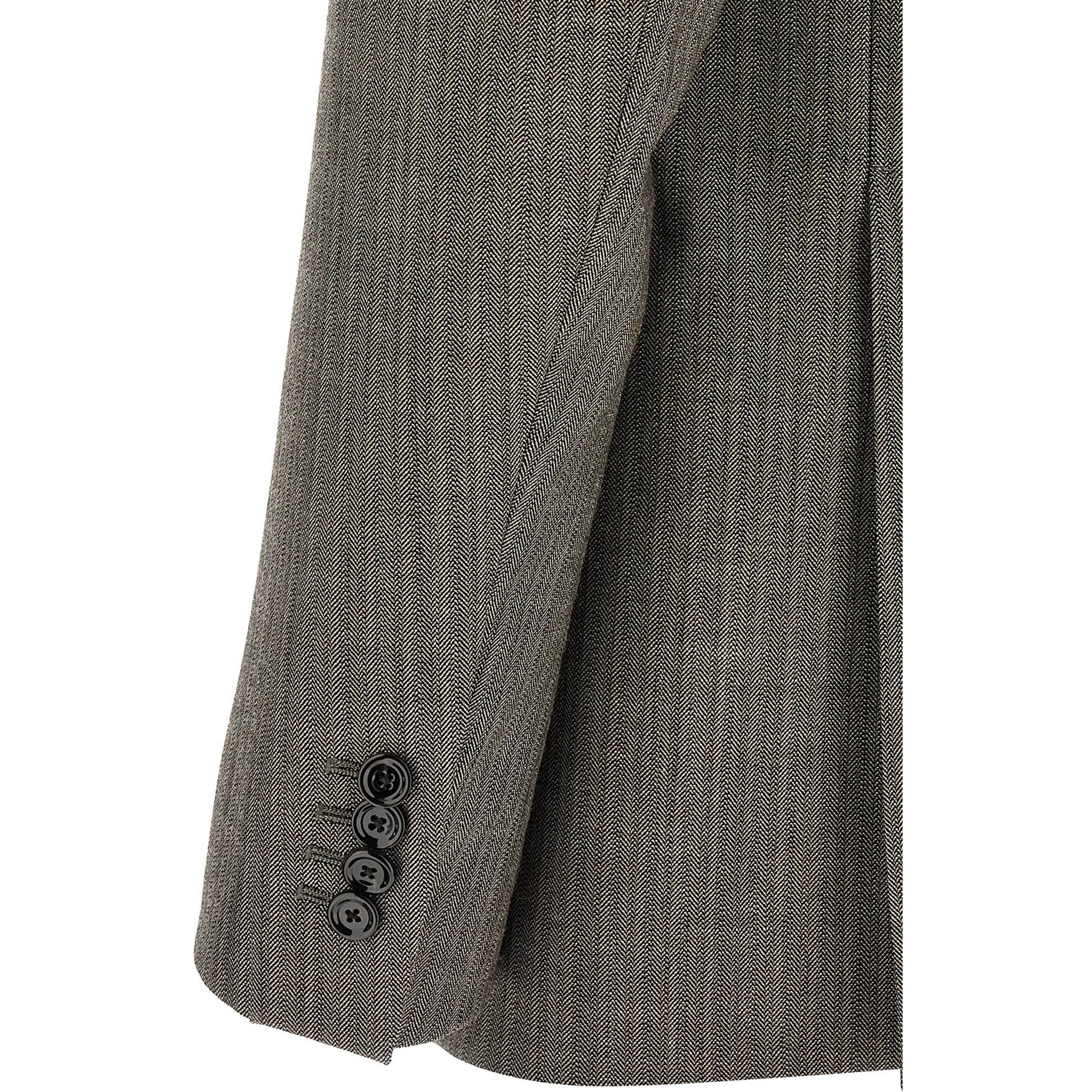 Gray Virgin Wool Two-Piece Suit
