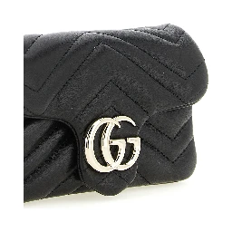 Black Lamb Leather Shoulder Bag