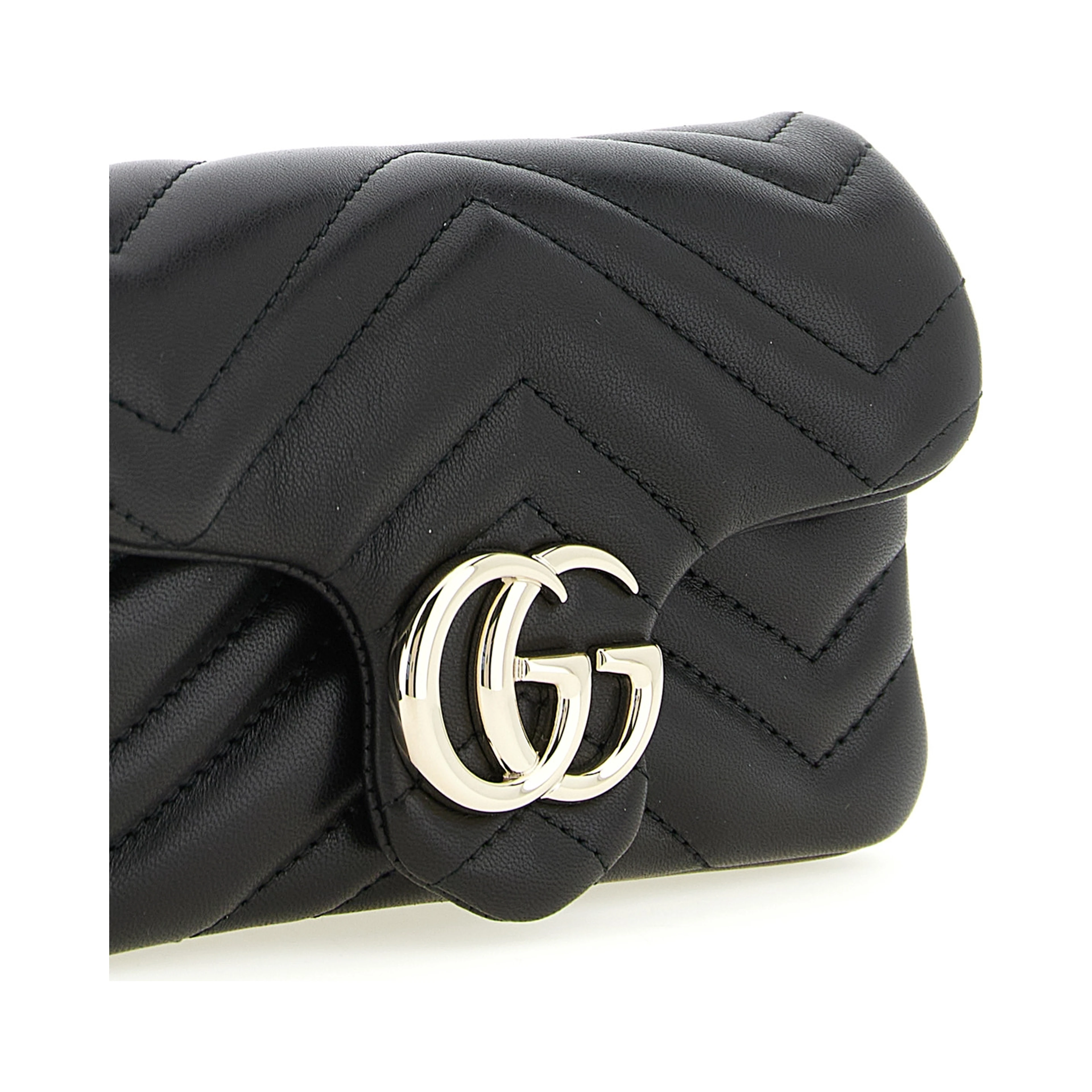 Black Lamb Leather Shoulder Bag
