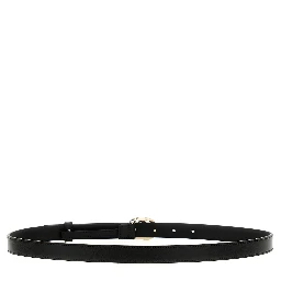 Black Calfskin Regular Belt