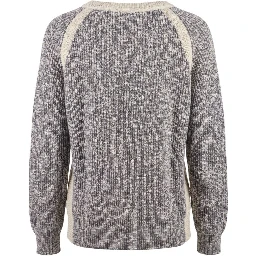 Grey Cotton Women's Sweater
