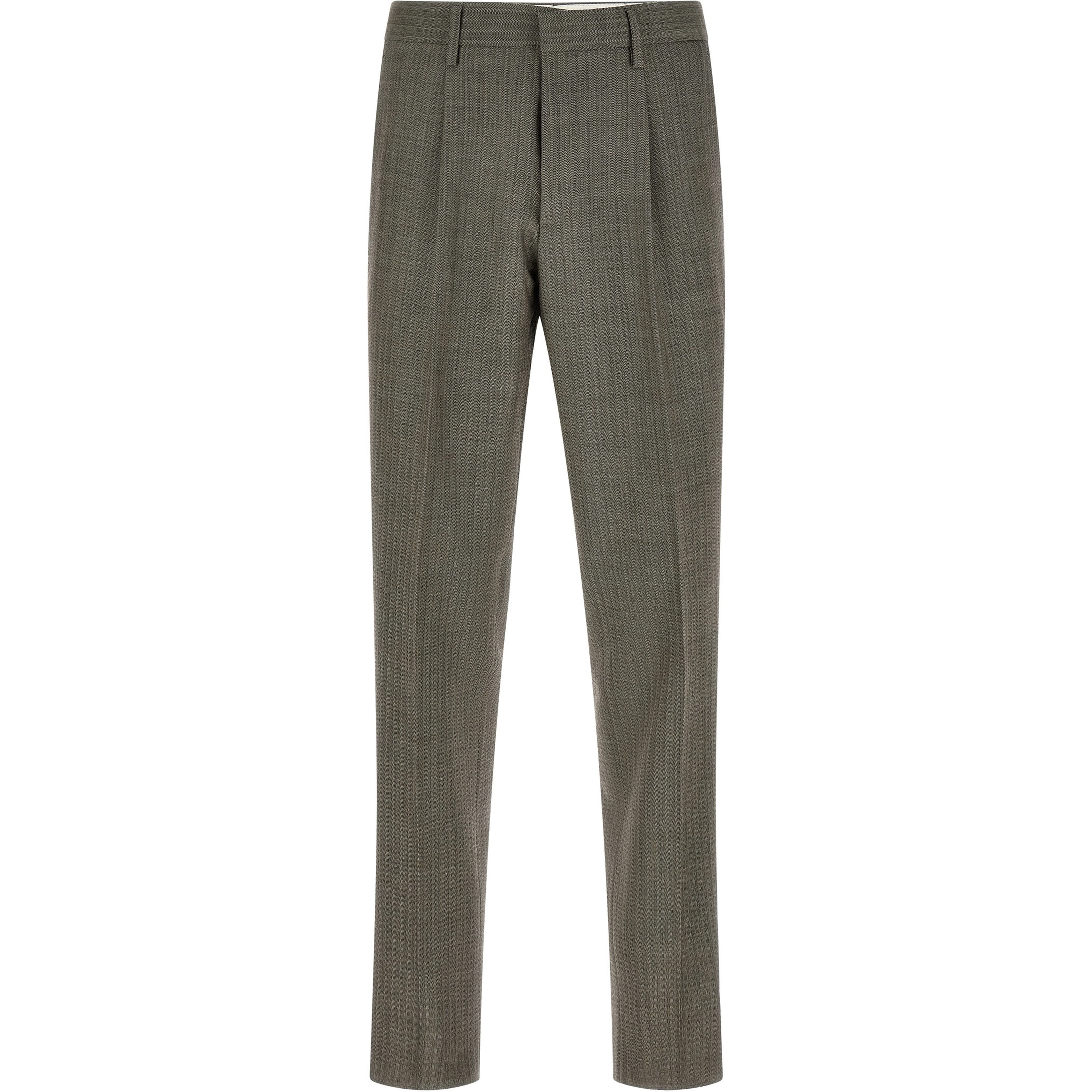 Gray Virgin Wool Two-Piece Suit