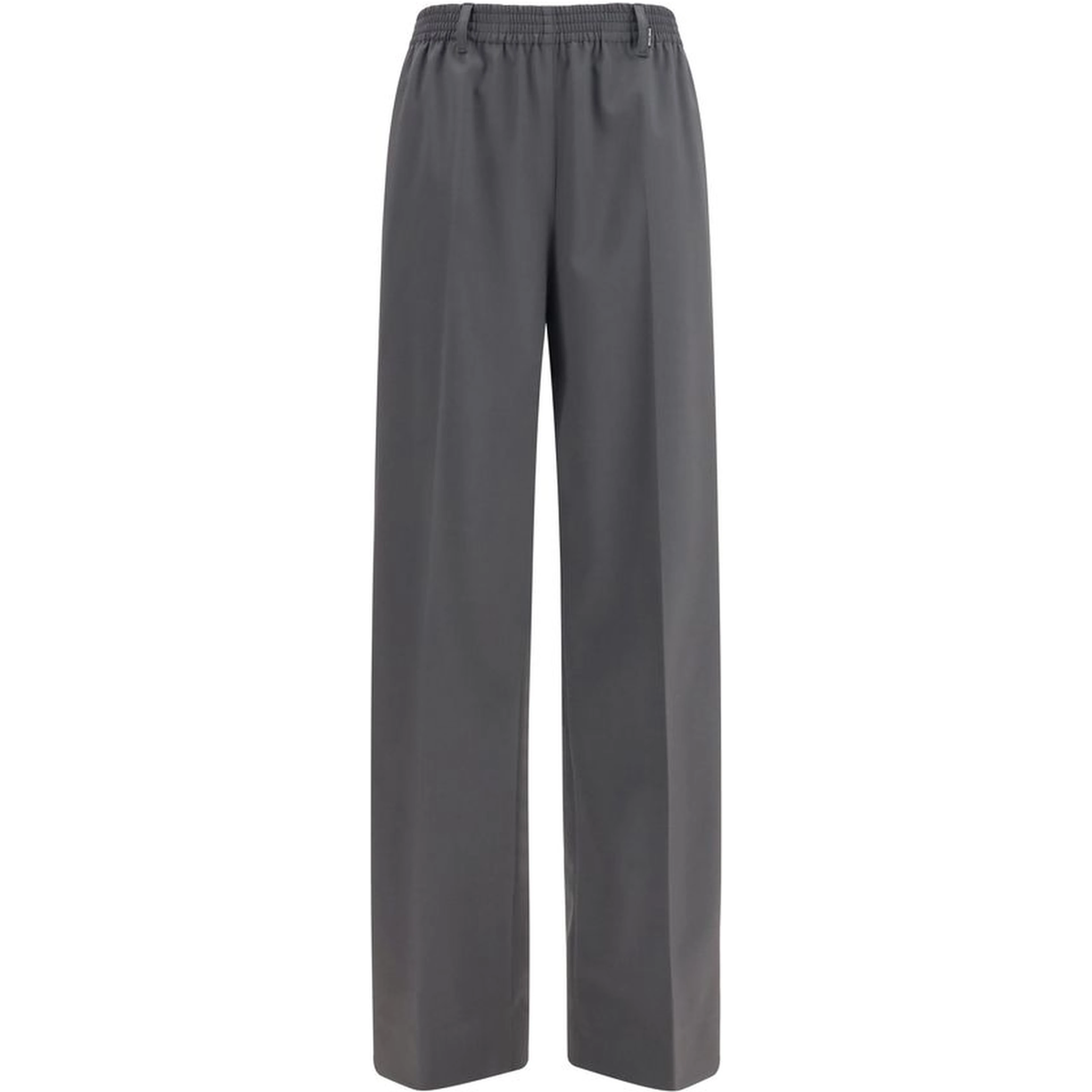Gray Wool Oves Aries Casual Pants