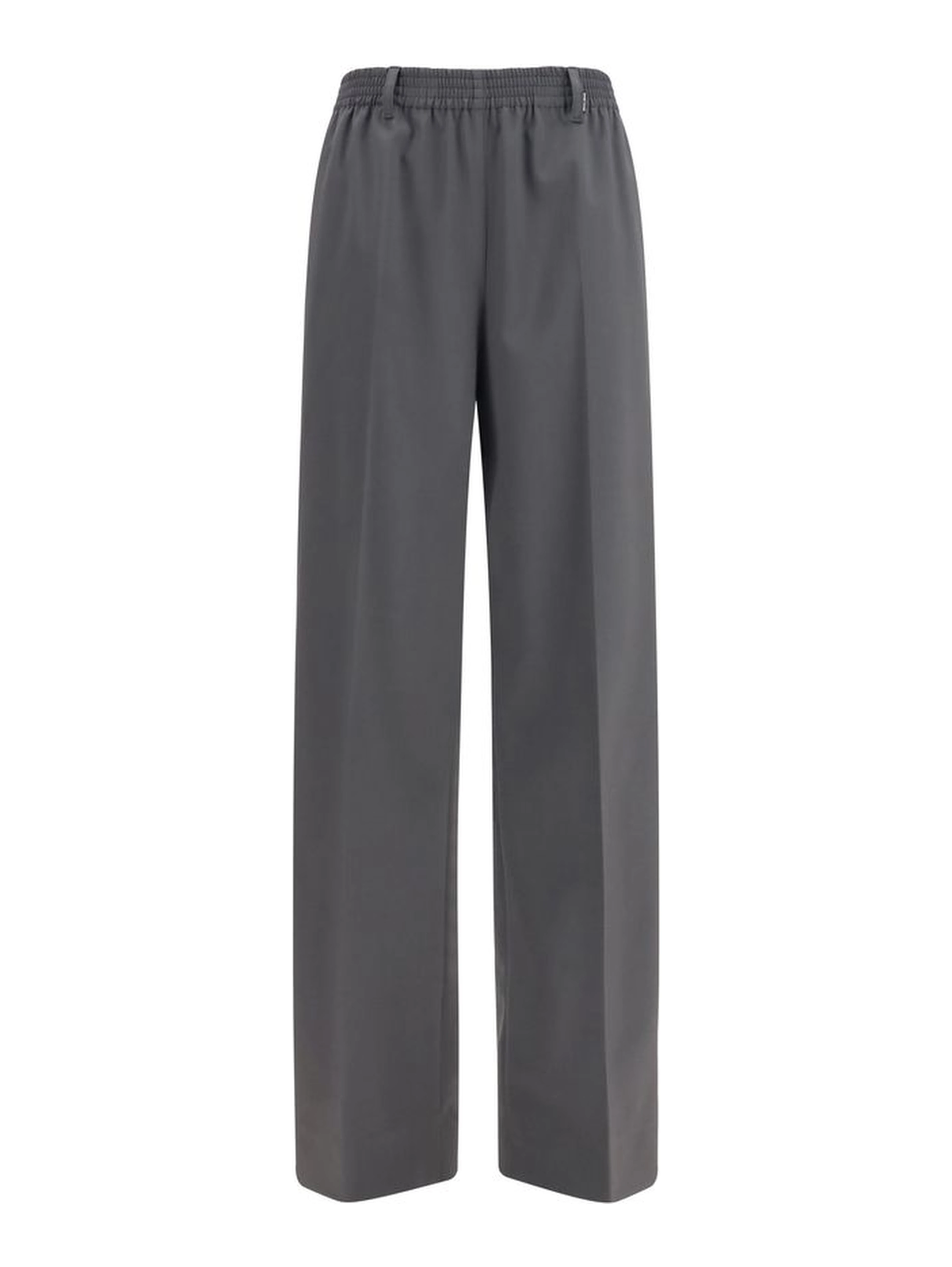 Gray Wool Oves Aries Casual Pants
