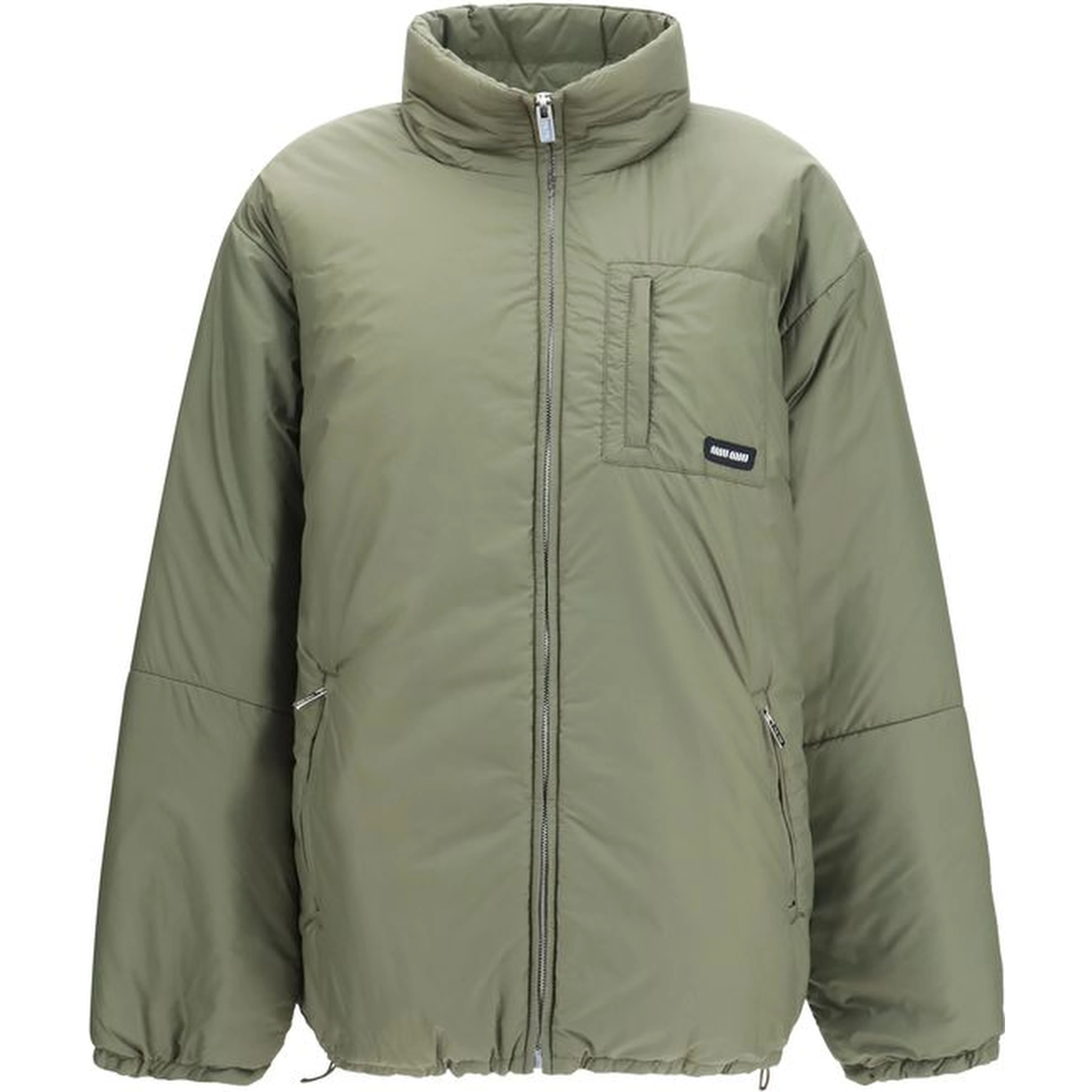 Bicolor Goose Down Shell Jacket