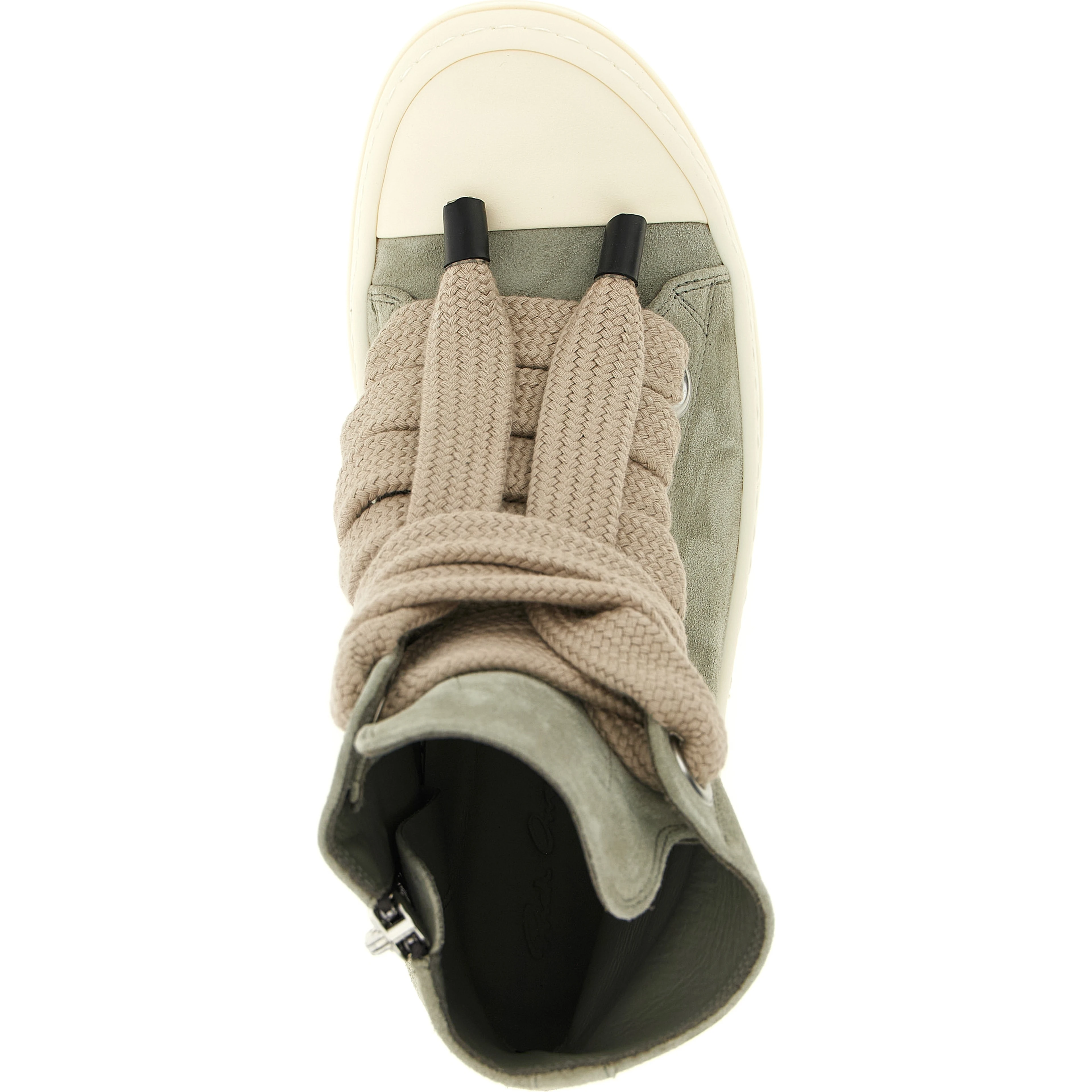 Bicolor Calfskin High Top Sneakers