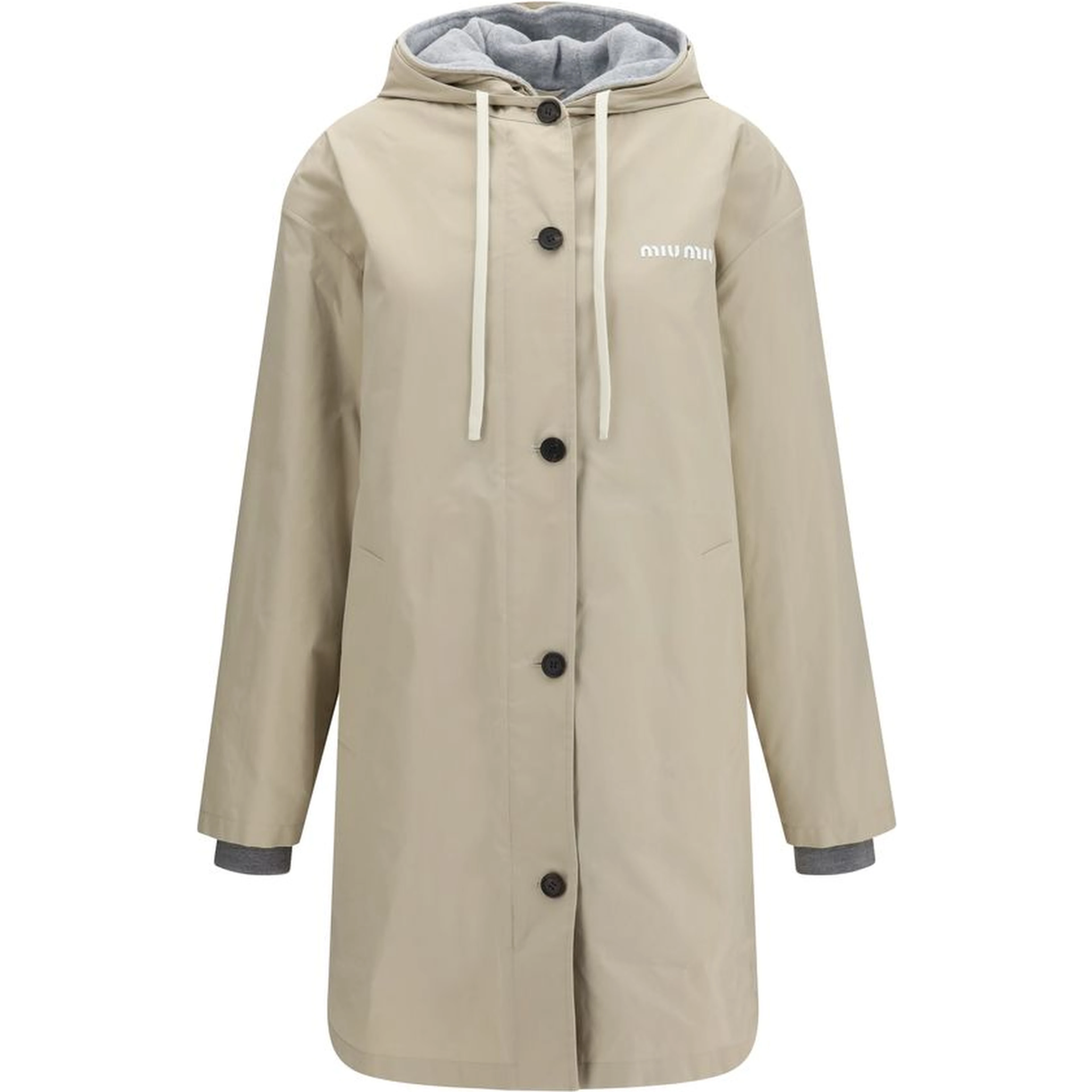 Beige Cotton Coat