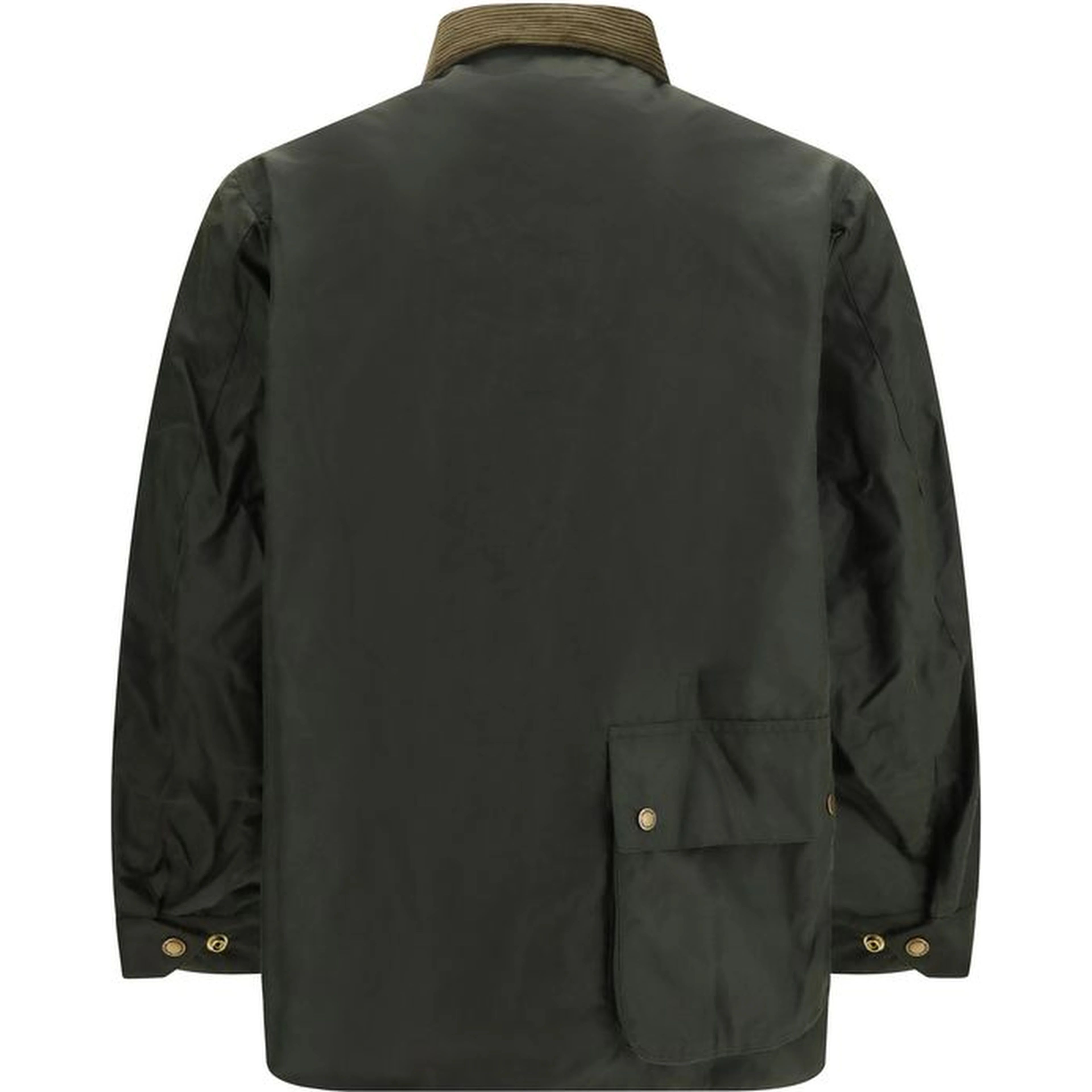 Bicolor Cotton Full-Length Jacket
