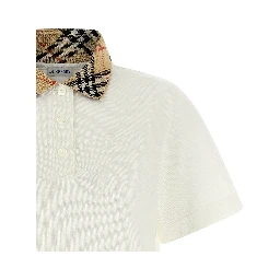 White Cotton Polo Shirt