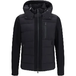 Black Goose Down Full-Length Jacket