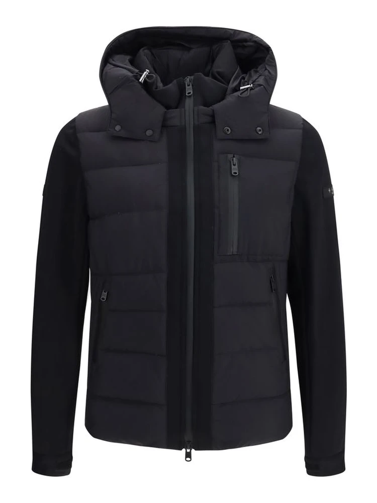 Black Goose Down Full-Length Jacket