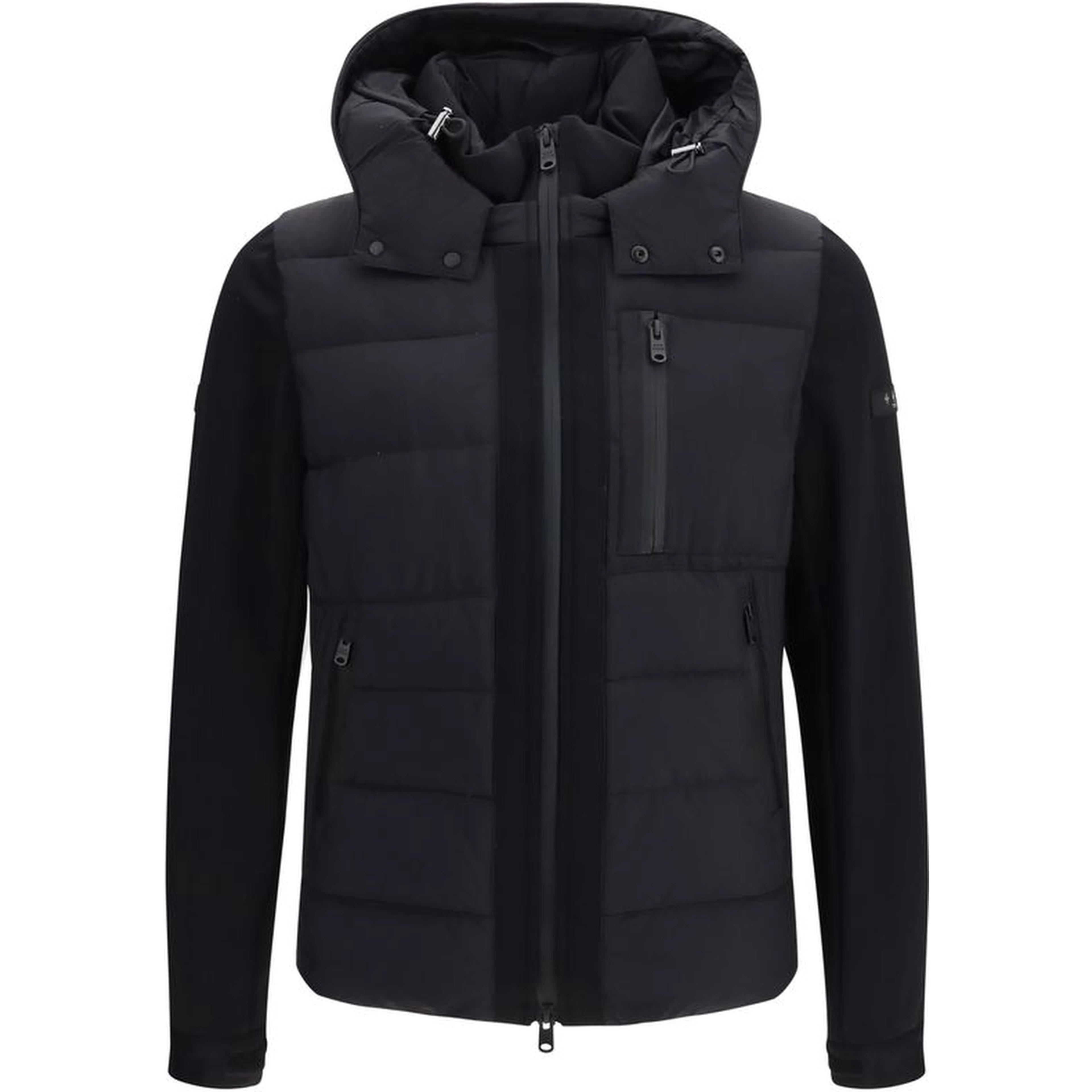 Black Goose Down Full-Length Jacket