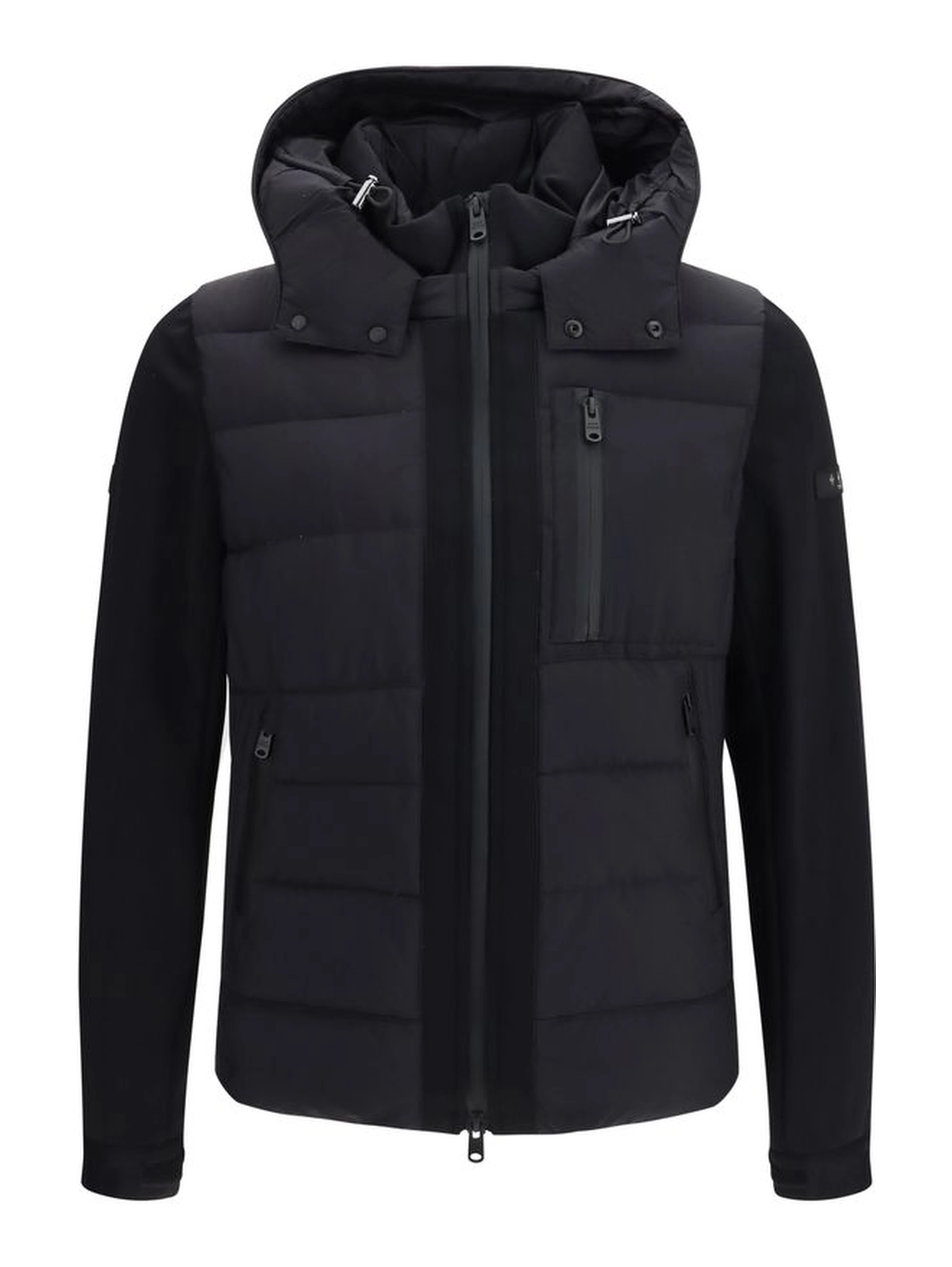 Black Goose Down Full-Length Jacket