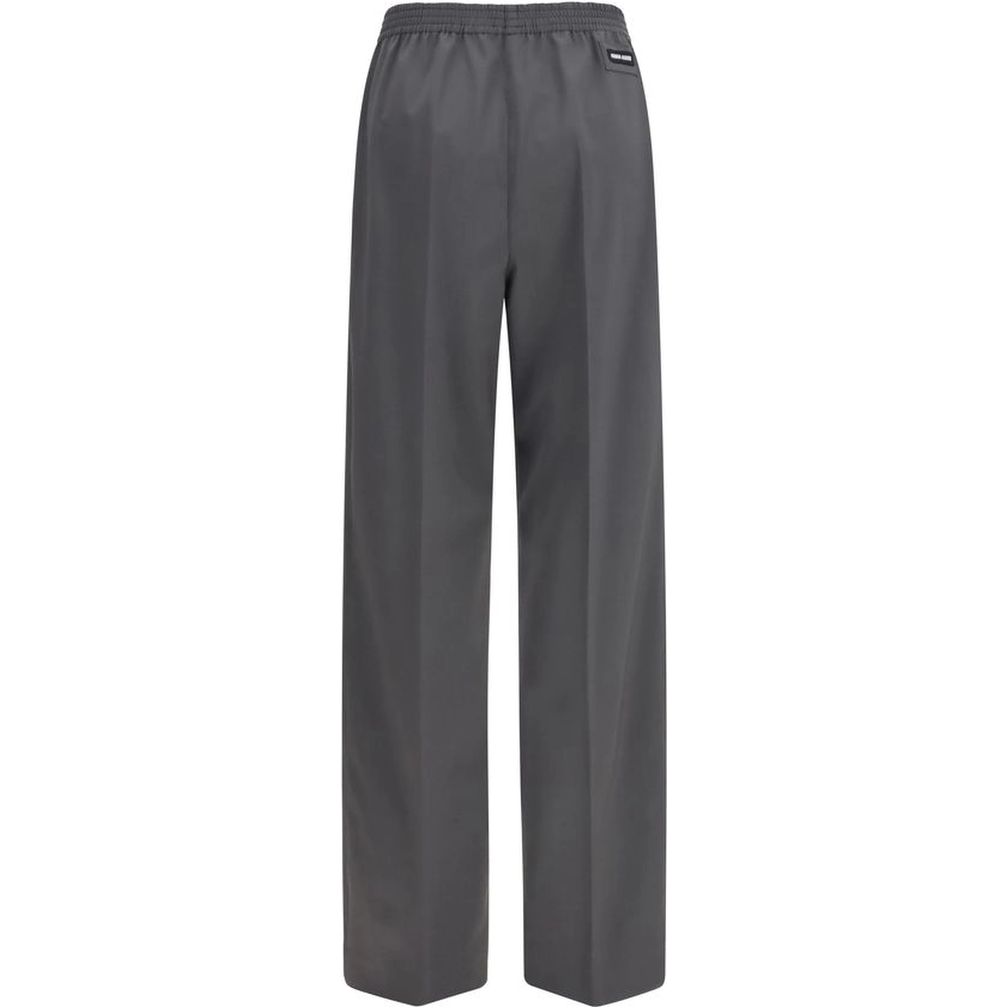 Gray Wool Oves Aries Casual Pants