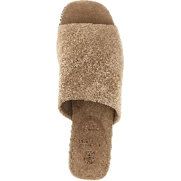 Brown Calfskin Slides
