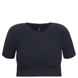 Black Polyamide T-Shirt