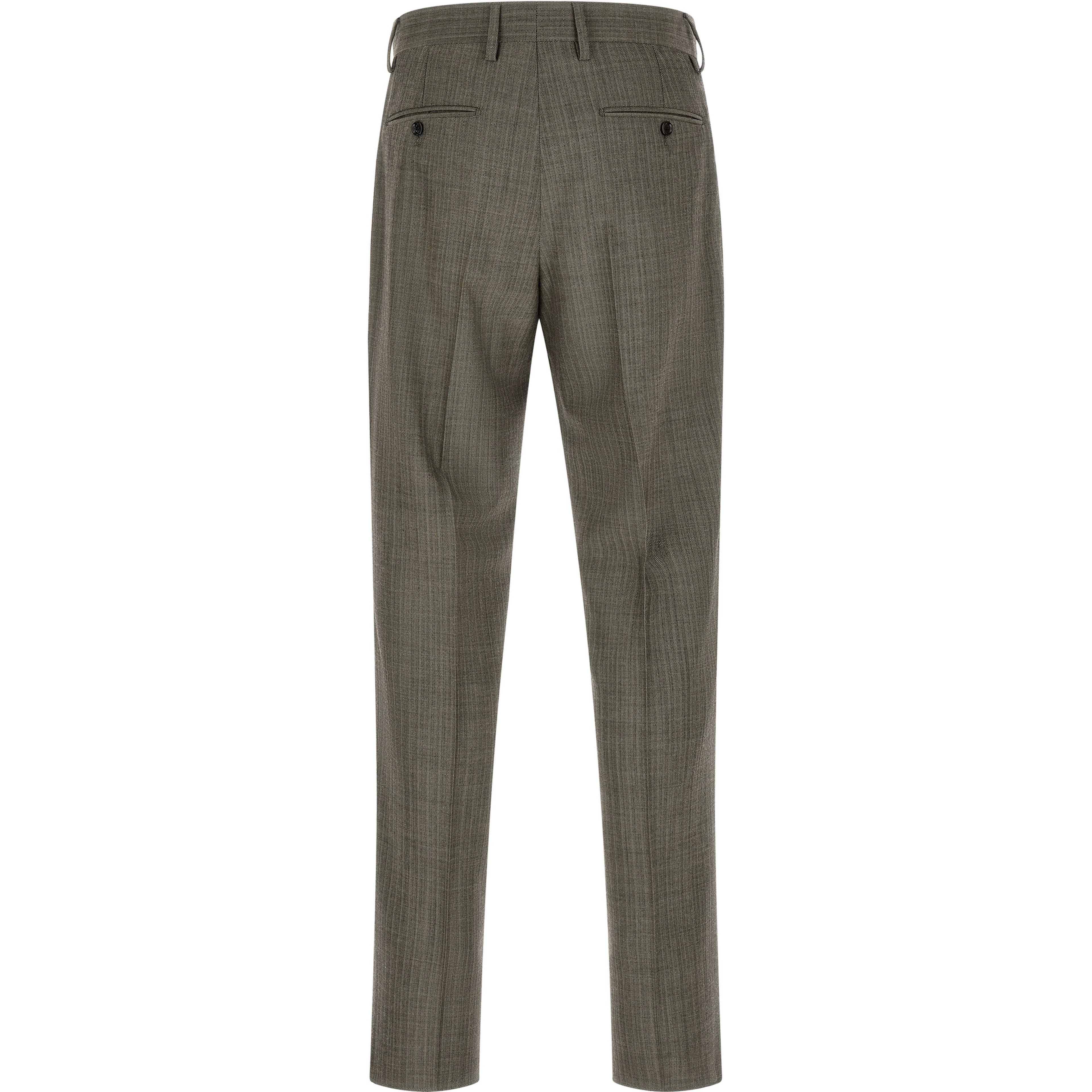 Gray Virgin Wool Two-Piece Suit