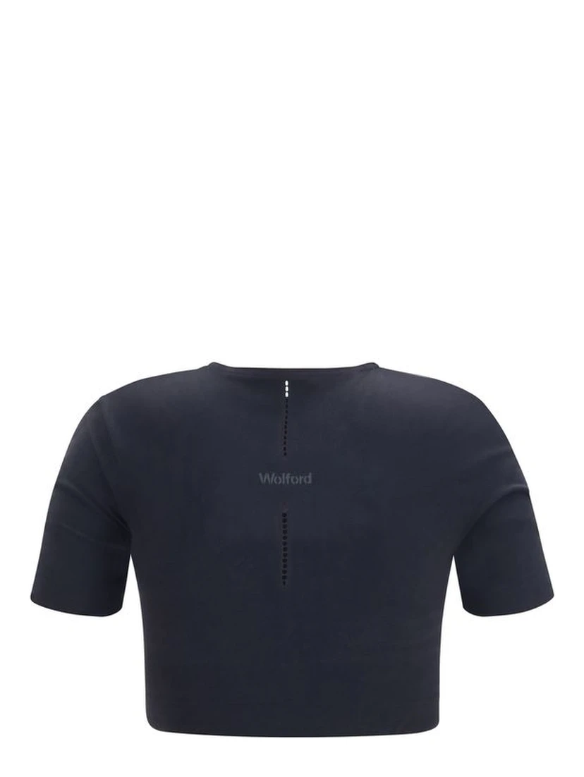 Black Polyamide T-Shirt