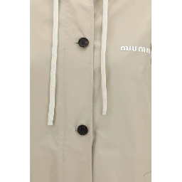 Beige Cotton Coat