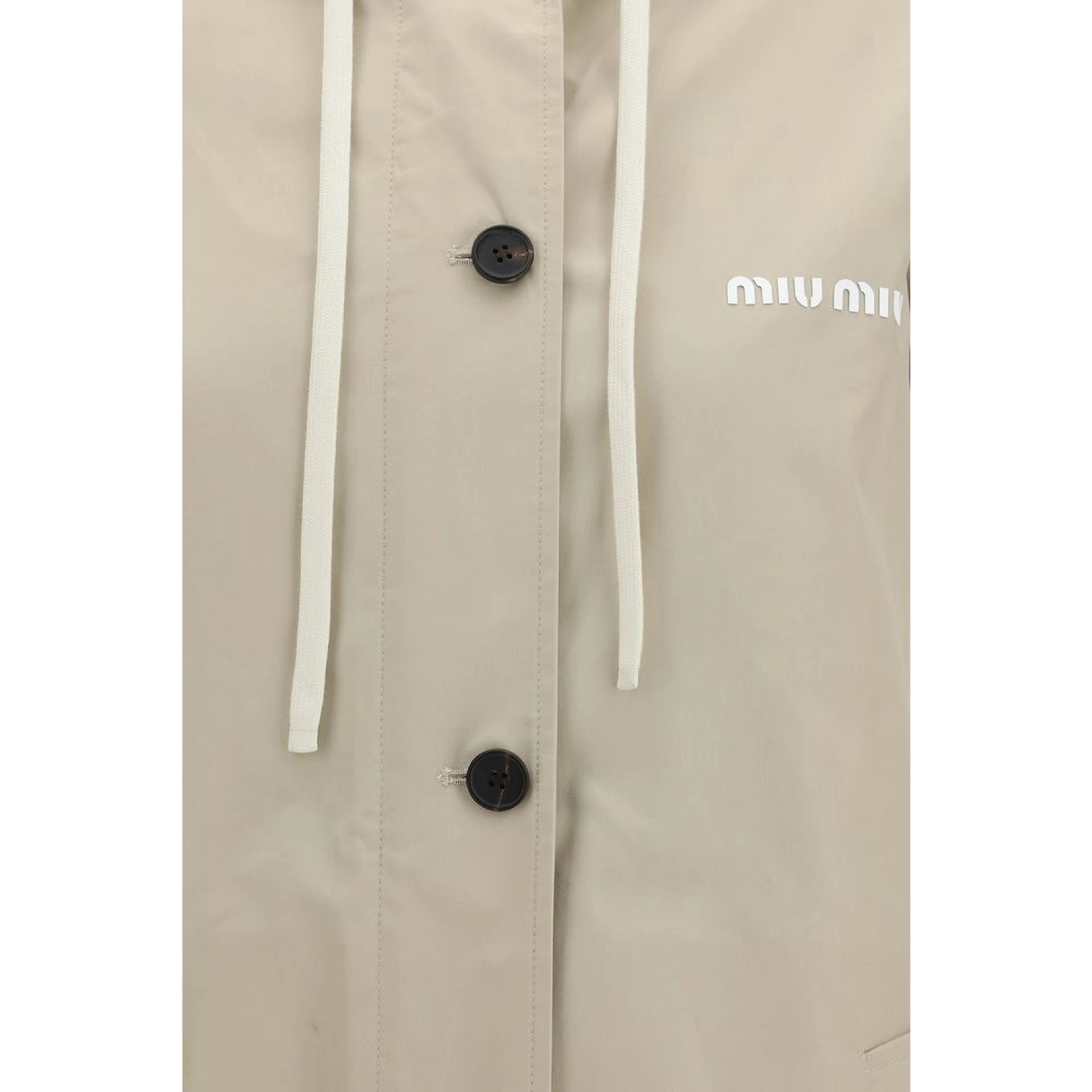 Beige Cotton Coat